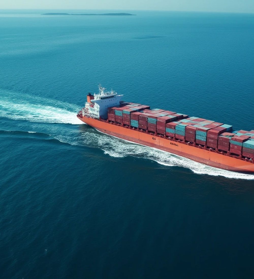 Cargo-ship-sailing